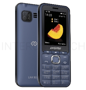 Мобильный телефон Digma LINX B241 32Mb темно-синий моноблок 2.44