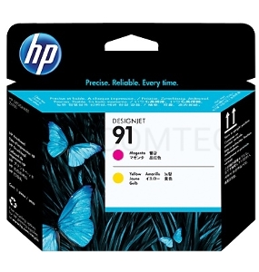 Картридж струйный HP №91 C9461A пурпурный/желтый печатающая головка для HP DJ Z6100