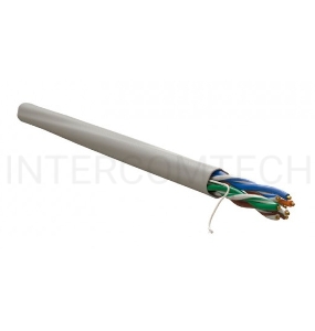 Кабель информационный WRline WR-UTP-4P-C5E-L-LSZH-GY кат.5E U/UTP 4X2X24AWG 0.48AWG LSZH внутренний 305м серый