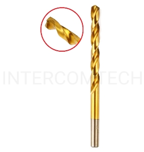 Сверло HAMMER Flex 202-120 DR MT 9,0мм*125/81мм  металл, DIN338, HSS-G, TIN