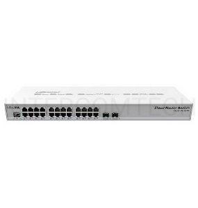 Маршрутизатор 24PORT 1000M CRS326-24G-2S+RM MIKROTIK