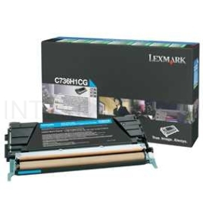 Картридж Lexmark c73x/x73x Return 10K Синий
