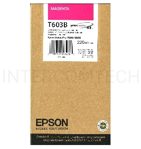 Картридж струйный Epson C13T603B00 пурпурный для Epson St Pro 7800/9800 (220мл)