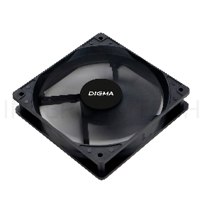 Вентилятор Digma DFAN-120-7 120x120x25mm 3-pin 4-pin (Molex)23dB 73gr Ret