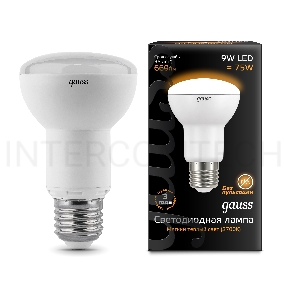 Лампа светодиодная GAUSS 106002109  LED Reflector R63 E27 9W 2700K
