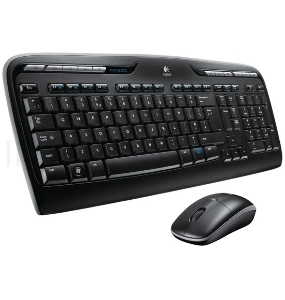 Клавиатура + мышь Logitech MK330 клав:черный мышь:черный USB беспроводная Multimedia