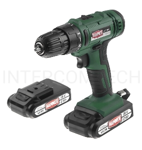 Дрель Hammer Flex ACD18BS  Аккум.дрель [680329] { 18В 2x2 Ач 10мм 0-350/0-1350об/мин 45Нм в кейсе быстр зарядка }