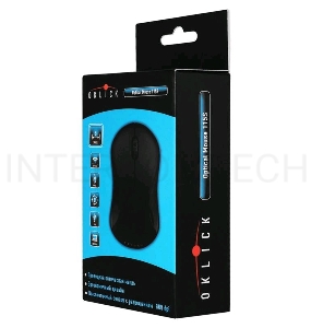 Мышь Oklick 115S for Notebooks Black Optical 1000DPI USB
