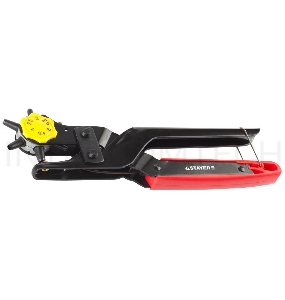 Дырокол STAYER 22943_z01 PROFESSIONAL  револьверный для кожи, усиленный, 6-в-1, 2-4,5мм