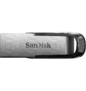 Флеш Диск Sandisk 16Gb Cruzer Ultra Flair SDCZ73-016G-G46 USB3.0 серебристый/черный