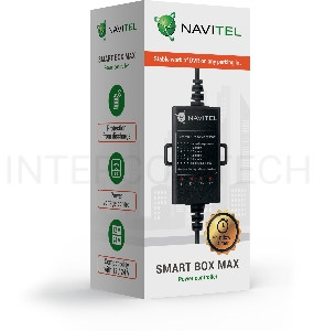 Контроллер питания Navitel Smart Box Max черный 4.5м Вход 1240 В, выход 5В 2А, защита от разряда аккумулятора, таймер (упак.:1шт)