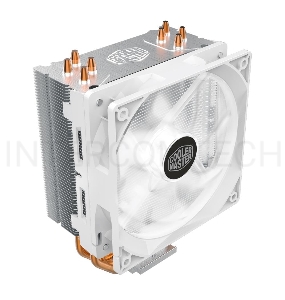 Кулер для процессора Cooler Master CPU Cooler Hyper 212 LED White Edition, 600 - 1600 RPM, 150W, White LED fan, Full Socket Support