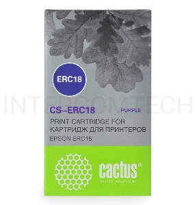 Картридж ленточный Cactus CS-ERC18 пурпурный для Epson ERC 18/Samsung ER4615-R 1200000 signs