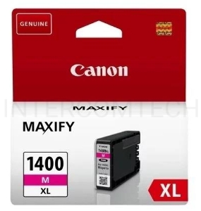 Картридж струйный CANON PGI-1400XL пурпурный, 900 стр., для MAXIFY МВ2040/МВ2340