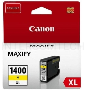 Картридж струйный CANON PGI-1400XL желтый, 900 стр., для MAXIFY МВ2040/МВ2340