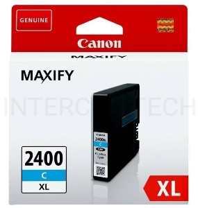 Картридж струйный CANON PGI-2400XL голубой, 1500 стр., для MAXIFY iB4040/МВ5040/МВ5340