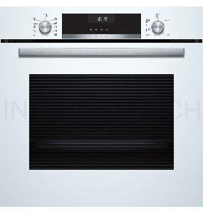 Духовой шкаф Электрический Bosch HBG537NW0R белый, встраиваемый