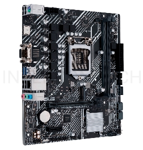 Материнская плата ASUS PRIME H510M-D, LGA1200, H510, 2*DDR4, D-Sub + HDMI, SATA3, Audio, Gb LAN, USB 3.2*4, USB 2.0*6, COM*1, LPT*1 header (w/o cable), mATX ; 90MB17M0-M0EAY0