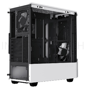 Компьютерный корпус, без блока питания ATX/ Gamemax Contac COC WB ATX case, black/white, w/o PSU