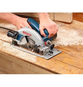 Пилы электрические сабельные, ленточные, Лобзики Bosch GKS 190 0601623000 Пила дисковая {1200 Вт, 190х30мм, 66мм, 4,2кг, коробка}