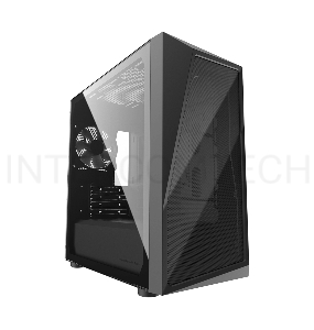 Корпус без блока питания Cooler Master Case CMP 320L mATX, 2x120fan, ARGB, USB 3.2 Gen1 Type-A, w/o PSU
