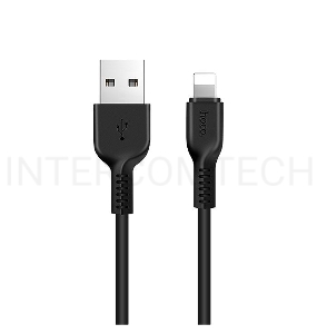 Кабель USB 2.0 hoco X13, AM/Lightning M, черный, 1м