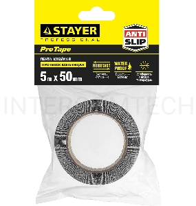 Клейкая лента, STAYER Profi 12270-50-05, противоскользящая, 50мм х 5м