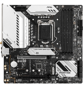 Материнская плата MSI MAG B560M MORTAR WIFI  Socket 1200, Intel®B560, 4xDDR4-2933, HDMI+DP, 2xPCI-Ex16, 1xPCI-Ex1, 6xSATA3, 2xM.2