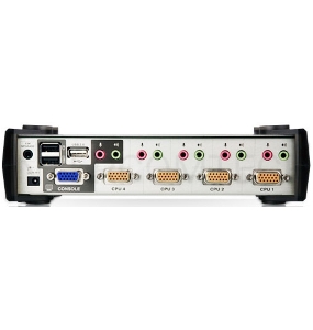 Переключатель консоли электронный, 4 порта PS/1 4 Port USB2.0 KVMP Switch with OSD