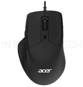 Мышь Acer OMW130 черный оптическая (3600dpi) USB (6but)