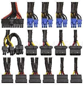 Серверный БП 800W ExeGate EX292212RUS ServerPRO-800RADS (ATX, for 3U+ cases, APFC, КПД 80% (80 PLUS), 14cm fan, 24pin, 2(4+4)pin, PCIe, 5xSATA, 4xIDE, FDD, Cable Management, black)