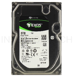 Жесткий диск Seagate Original SATA-III 8Tb ST8000NM017B Exos 7E10 (7200rpm) 256Mb 3.5