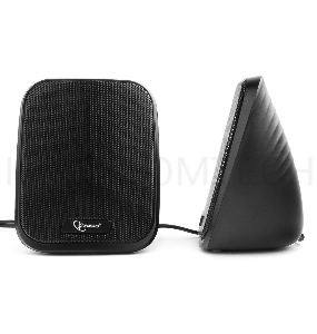 Акустич. система 2.0 Gembird SPK-100, черный, 6 Вт, рег. громкости, USB-питание					