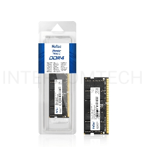 Модуль памяти SO-DIMM DDR4 Netac Basic 16GB 3200MHz CL22 1.2V / NTBSD4N32SP-16