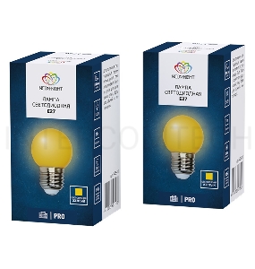 Лампа светодиодная d-45 3LED 1Вт шар E27 25лм 220В Neon-Night 405-111