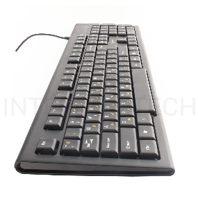 Клавиатура Gembird KB-8354U-BL, USB, черный, 104 клавиши