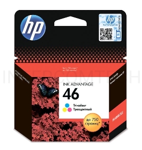Картридж струйный HP 46 CZ638AE многоцветный для HP DJ Adv 2020hc/2520hc