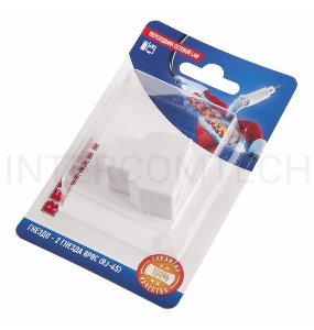 Переходник сетевой LAN, (гнездо 8Р8С (Rj-45) - 2 гнезда 8Р8С (Rj-45))