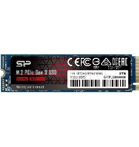 Накопитель SSD Silicon Power PCI-E x4 2Tb SP02KGBP34UD7005 M-Series UD70 M.2 2280