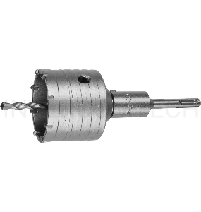 Коронка твердосплавная STAYER PROFESSIONAL 29190-73_z01  в сборе SDS+ d73мм