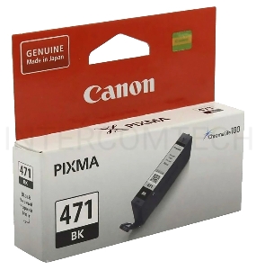 Картридж Canon CLI-471BK (0400C001) черный, 7 мл., до 398 цв.фото 10х15, для PIXMA MG5740/MG6840/MG7740/ TS5040/TS6040/TS8040/TS9040 (CLI471BK)