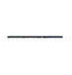 Интеллектуальный блок распределения питания ELEMY Rack PDU, Metered, ZeroU, (3) 16A, 400V, WEB, OLED, (18) C13 & (6) C19 Locking Outlet / Пр-во РФ