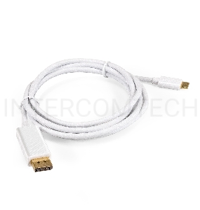 Кабель-адаптер Type C-DP ExeGate EX-CM-DP20M-1.0 (USB Type C/20M, 1,0м)