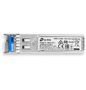 Модуль TP-Link SFP 1000Base-BX WDM Bi-Directional SFP module, TX: 1310 nm and RX: 1550 nm, 1 LC Simplex port , up to 2 km transmission distance in 9/125 μm SMF (Single-Mode Fiber), Supports Digital Diagnostic Monitoring (DDM).