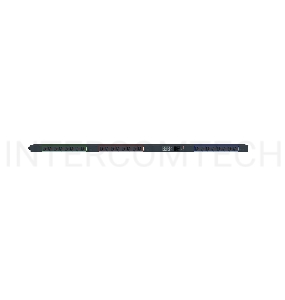 Интеллектуальный блок распределения питания ELEMY Rack PDU, Metered, ZeroU, (3) 16A, 400V, WEB, OLED, (24) C13 Locking Outlet / Пр-во РФ