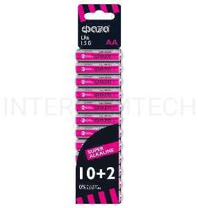 Элемент питания алкалиновый LR6 Super Alkaline SBL-10+2 (уп.12шт) ФАZА 2854582