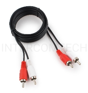 Кабель аудио Cablexpert CCA-2R2R-6, 2xRCA / 2xRCA, 1,8м