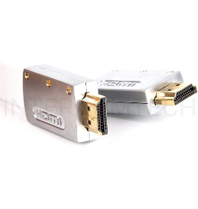 Кабель HDMI 19M/M ver 2.0, 1M, AOpen <ACG568F-S-1M> серебряно-белый Flat