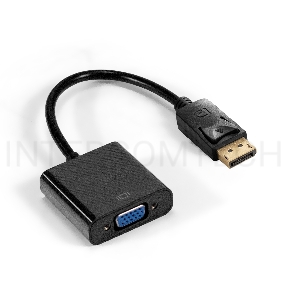 Кабель-переходник DisplayPort-DVI ExeGate EX-DPM-DVIF-0.1 (20M/19F, 0,1м)