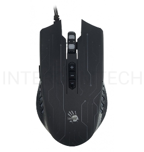 Мышь A4 Bloody Q82 черный/рисунок оптическая (3200dpi) USB игровая (8but)